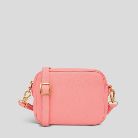 Sidekick Crossbody Bag - Electric Peach Bags Brushed Gold