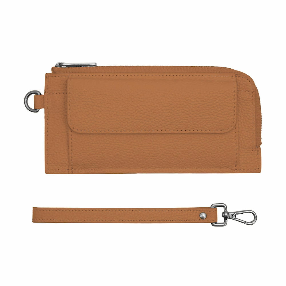 Everyday Slimline Wallet - Tan Wallets Brushed Gold