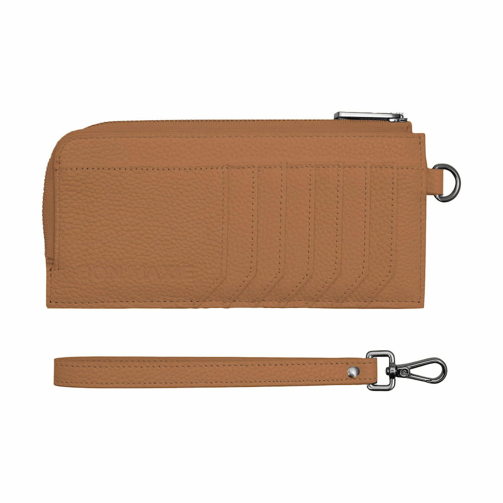 Everyday Slimline Wallet - Tan Wallets Brushed Gunmetal