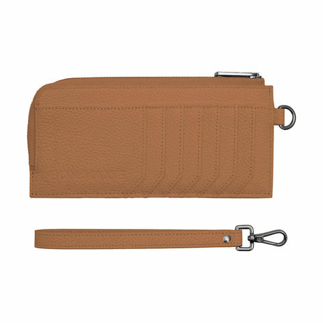 Everyday Slimline Wallet - Tan Wallets Brushed Gunmetal