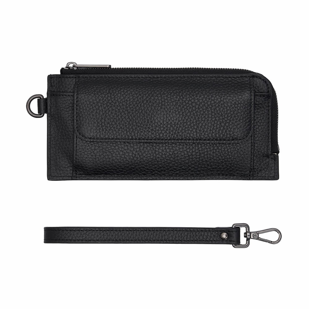 Everyday Slimline Wallet - Black Wallets Brushed Gunmetal