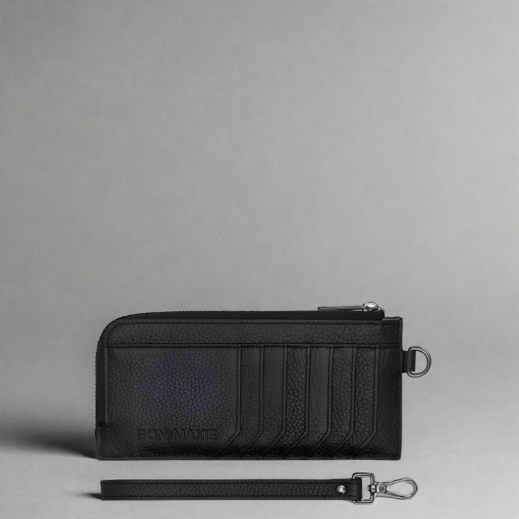 Everyday Slimline Wallet - Black Wallets Brushed Gunmetal