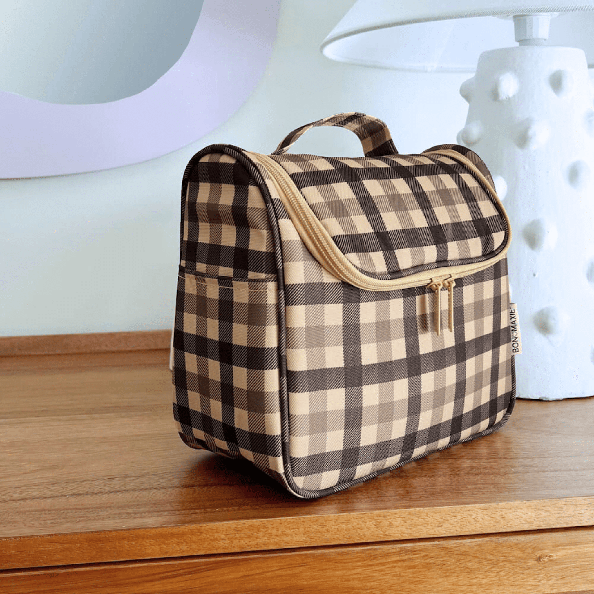 Bon Voyage Travel Toiletry Bag - Tartan Toiletry Bags