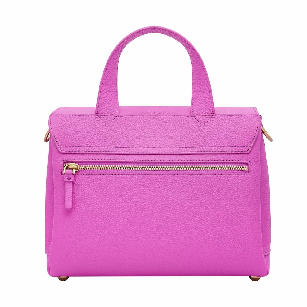 Tryhard Top Handle Bag - Fuchsia Bags Brushed Gold