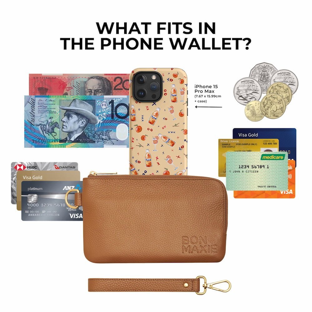 Phone Wallet Pouch - Chocolate Phone Wallet