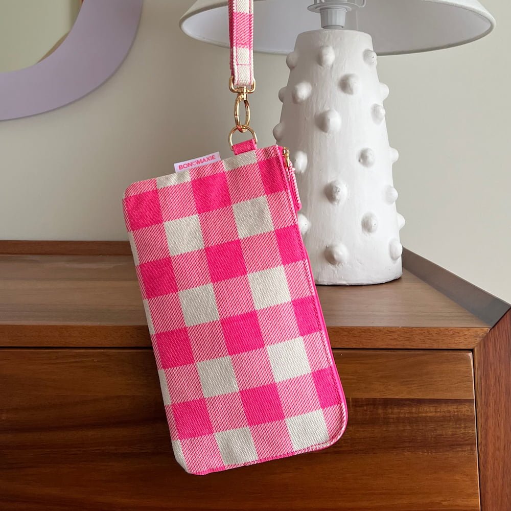 Bag Buddies Organiser Pouch Set - Colour Gingham Handy Pouches + Cases