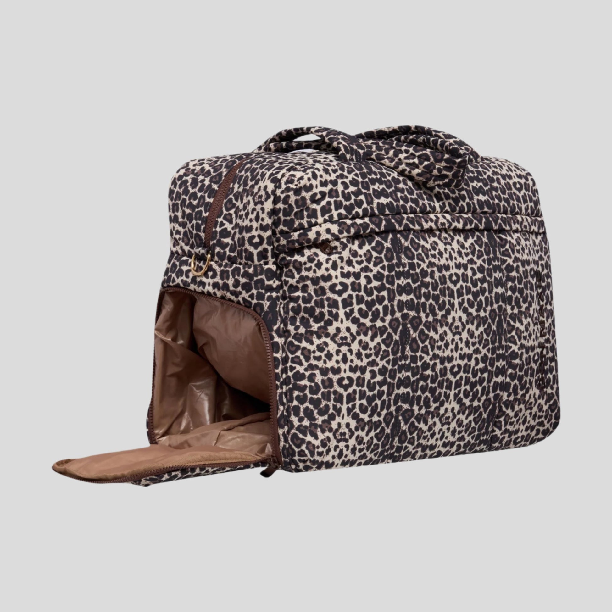 Weekender Puffy Duffel Bag - Leopard Bags