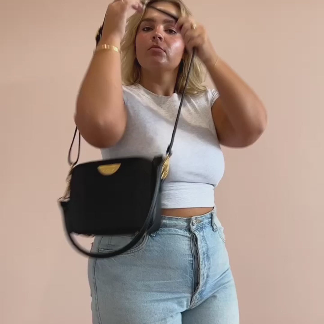 Load video: Sidekick Crossbody Bag - Fuchsia