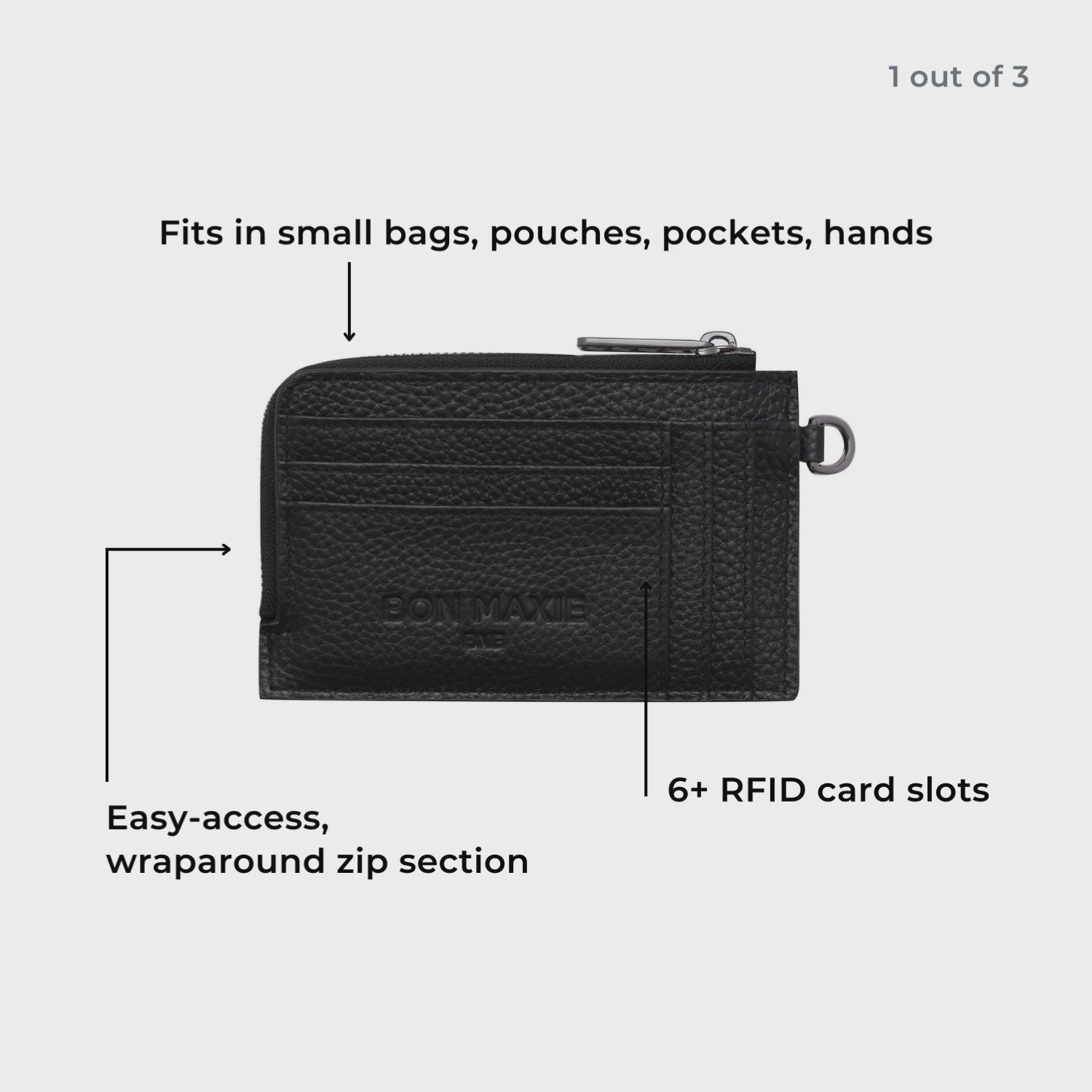 Load video: Everyday Mini Wallet -- Electric Blue