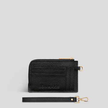 Everyday Leather Mini Wallet -- Black