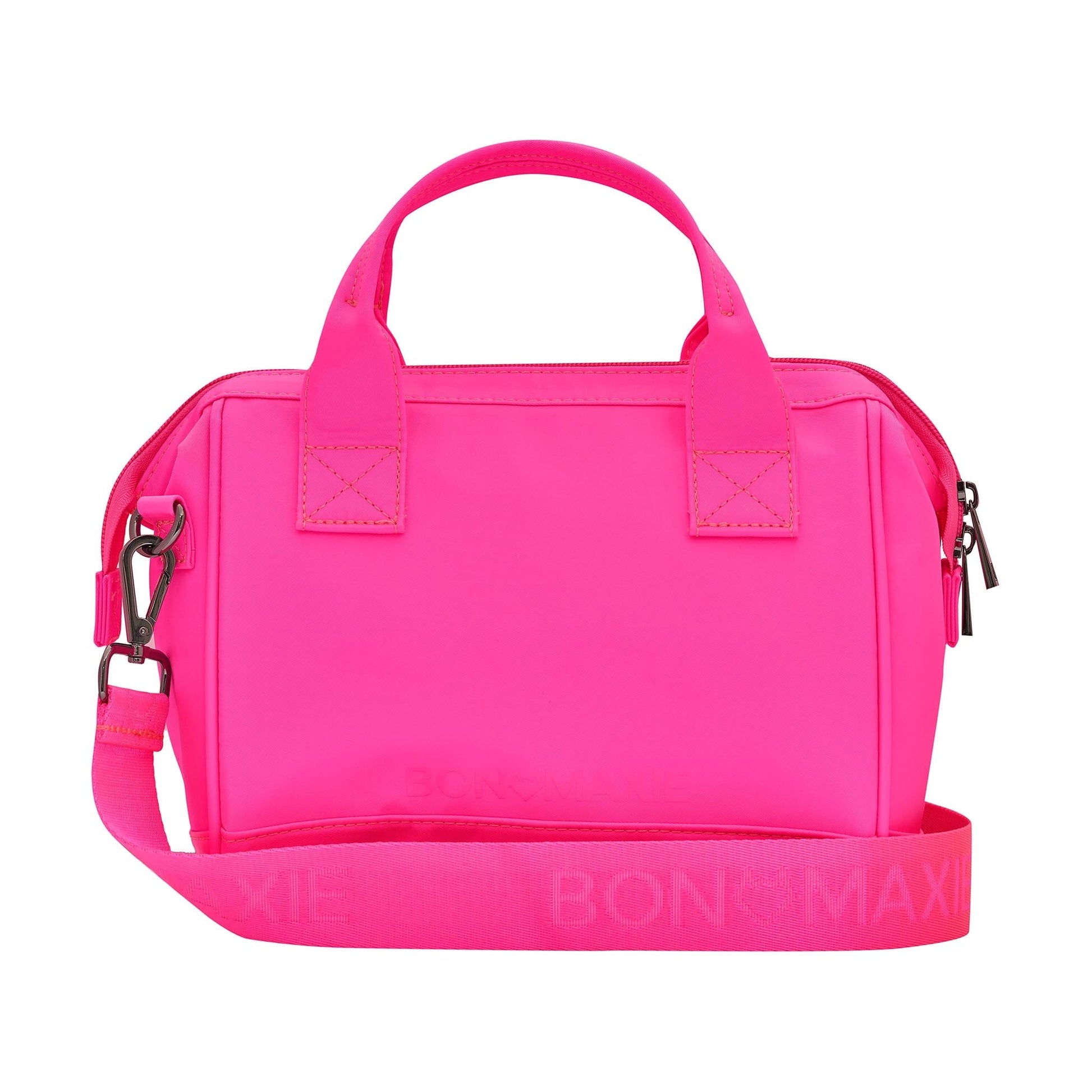 Go! Crossbody Bag - Neon Pink Bags Gunmetal