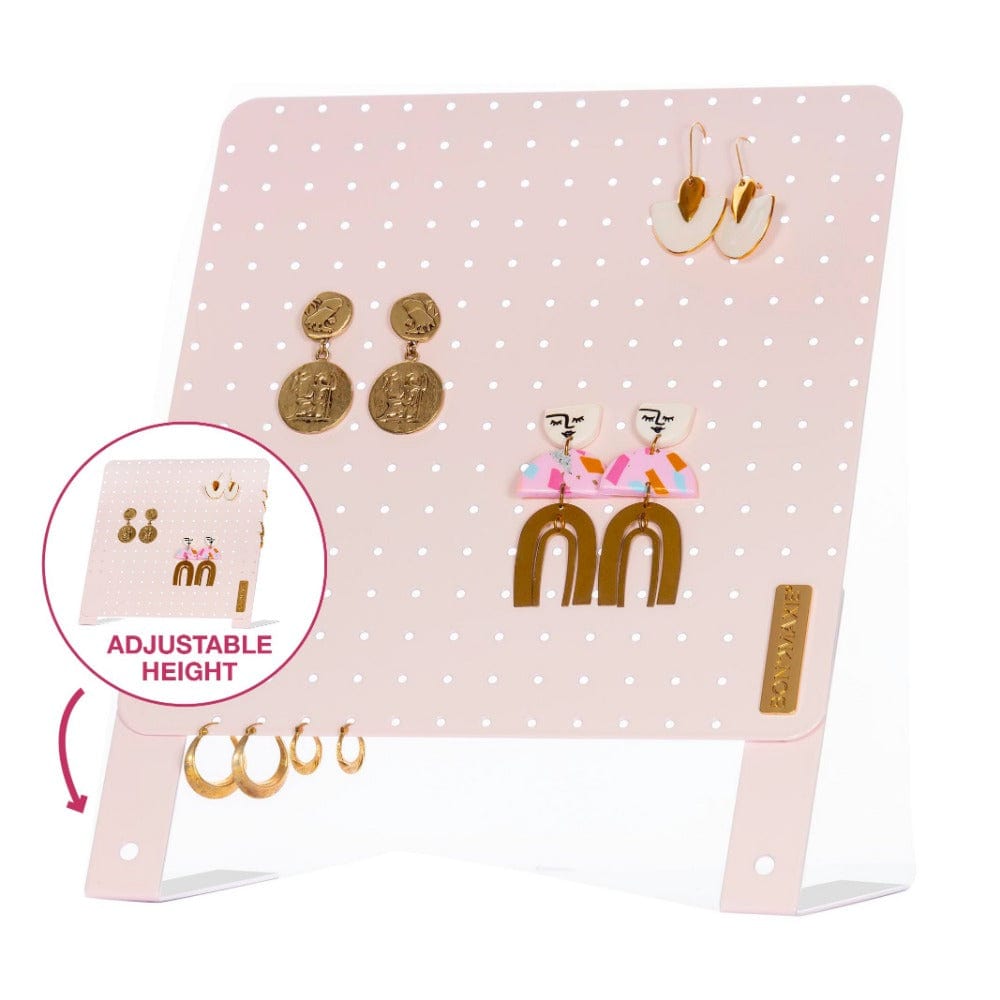 Bon Maxie Earring Holders Classic Earring Holder - Blush - Up to 120 Pairs