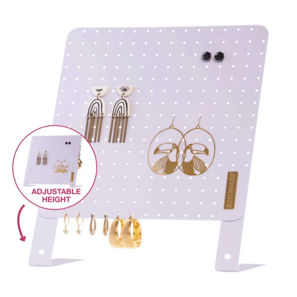 Bon Maxie Earring Holders Classic Earring Holder - Lilac - Up to 120 Pairs